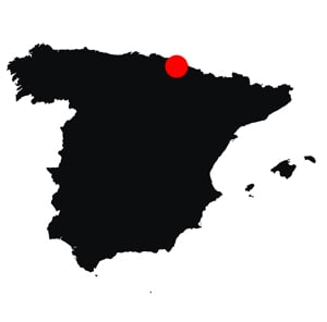 Map San Sebastian Spain