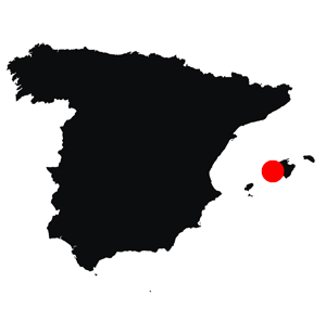 Map Mallorca Spain