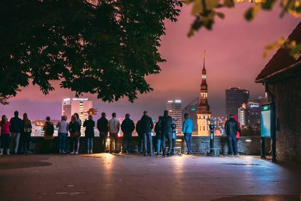 Kohtuotsa Viewing Platform in Tallin, Estonia