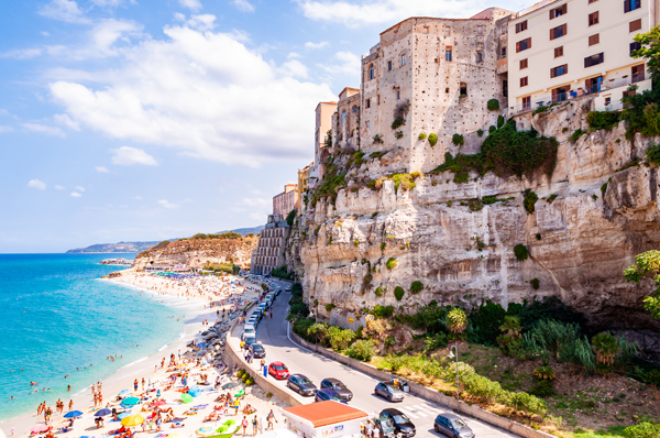 Rotonda Beach in Tropea in Italy's Calabria Region