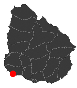 Map Colonia Uruguay