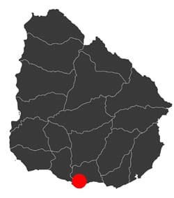 Map Montevideo Uruguay