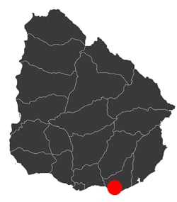 Map Piriapolis Uruguay